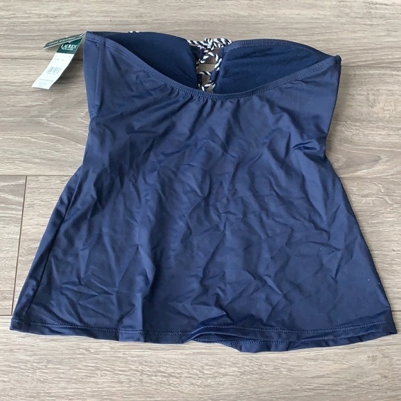 NWT Ralph Lauren Beach Club Tankini Swim Top - Picture 4 of 7
